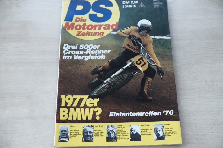 Deckblatt PS Sport Motorrad (03/1976)